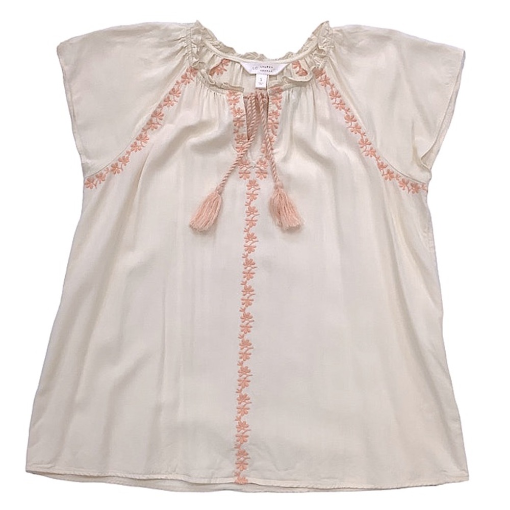 2/$15 LC Lauren Conrad flutter sleeve top